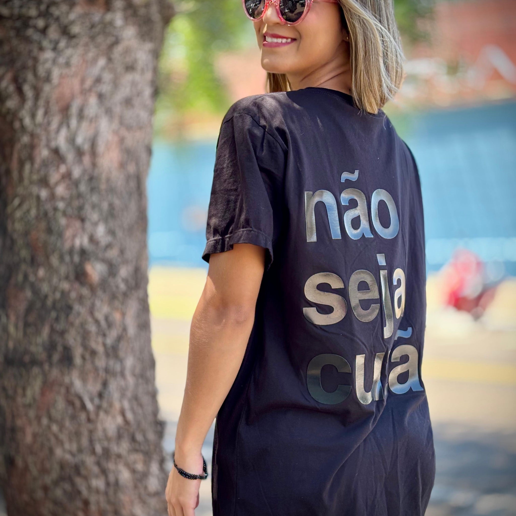 CAMISETA MASC NAO SEJA CUZÃO RELEVO